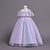 cheap Girls&#039; Dresses-Kids Little Girls&#039; Dress Patchwork colour Special Occasion Birthday Tulle Dress Beaded Mesh Blue Purple Pink Maxi Sleeveless Princess Sweet Dresses Spring Summer Children&#039;s Day Slim 4-13 Years