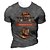cheap Men&#039;s Clothing-Men&#039;s Unisex T shirt Tee Graphic Prints Shoe 3D Print Crew Neck Street Daily Short Sleeve Print Tops Casual Designer western style Big and Tall Black Gray Army Green / Summer