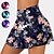 cheap Running &amp; Jogging Clothing-21Grams Women&#039;s High Waist Athletic Running Skirt Athletic Skorts 2 in 1 Running Shorts with Built In Shorts Bottoms 3D Print 2 in 1 Side Pockets Fitness Gym Workout Running Training Exercise Normal