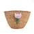 preiswerte Taschen-Damen Strohtasche Strandtasche Schultertaschen Stroh Schultertasche Reißverschluss Täglich Ausgehen Feste Farbe Purpur Rosa Gelb Fuchsie