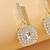 baratos Brincos-1 par Brincos Compridos Brinco Mulheres Presente Formal Encontro Imitações de Diamante Liga Aniversário