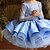 cheap Girls&#039; Dresses-Kids Little Girls&#039; Dress Sequin Party Wedding Birthday Sequins Blue Chiffon Long Sleeve Elegant Princess Dresses Spring Summer 3-10 Years