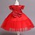 economico Vestiti per ragazze-Bambino (1-4 anni) Piccolo Da ragazza Vestito Lustrini Feste Prestazioni Abito in tulle Con lustrini Con fiocco Verde Rosa Rosso Al ginocchio Manica corta Da principessa stile sveglio Vestitini