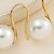 abordables Boucles d&#039;Oreille-1 paire Boucle d&#039;Oreille Pendantes Boucles d&#039;Oreille Femme Anniversaire sport Cadeau Classique Perle Alliage Anniversaire