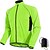 cheap Cycling Clothing-Nuckily Men&#039;s Cycling Jacket Rain Jacket Packable Waterproof Windproof UV Protection Bike Mountain Bike MTB Road Bike Cycling City Bike Cycling Jacket Windbreaker Green White Black Bike Wear