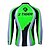 cheap Cycling Clothing-Men&#039;s Long Sleeve Cycling Jersey with Tights Mountain Bike MTB Road Bike Cycling Green Red Stripes Bike Spandex Polyester Clothing Suit 3D Pad Breathable Quick Dry Reflective Strips Sports Stripes