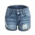 preiswerte Shorts-Damen Jeans Normal Denim Glatt Schwarz Blau Modisch Mittlere Taillenlinie Kurz B¨¹ro Casual Sommer Frühling &amp; Herbst