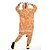 billige Kigurumi-pyjamas-Voksne Kigurumi-pyjamas Dyremønster Giraf Onesie-pyjamas Polarfleece Orange Cosplay Til Damer og Herrer Nattøj Med Dyr Tegneserie Festival / ferie Kostumer / Trikot / Heldragtskostumer