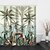 cheap Bath Accessories-Shower Curtain with Hooks 180cm*180cm(70"*70") Polyester Washable Waterproof Forest Tropical Rainforest Plant Pattern Home Decoration Bathroom