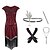 cheap Cosplay &amp; Costumes-Roaring 20s 1920s Cocktail Dress Vintage Dress Flapper Dress Dress Outfits Masquerade Prom Dress The Great Gatsby Women&#039;s Tassel Fringe Carnival Party Prom Dress
