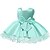 cheap Girls&#039; Dresses-Toddler Little Girls&#039; Dress Solid Colored Lace Trims Light Green Army Green Royal Blue Above Knee Sleeveless Mint color Dresses All Seasons Slim 1-3 Years