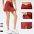 cheap Running &amp; Jogging Clothing-Women&#039;s Running Skirt Athletic Skorts Tummy Control Butt Lift Quick Dry 2 in 1 Split Pocket Fitness Gym Workout Running Solid Colored Bottoms White Black Blue Sports Activewear High Elasticity