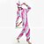 baratos Pijamas Kigurumi-Adulto Pijama kigurumi Pónei Unicórnio Pijamas Macacão Flanela Arco-íris Cosplay Para Homens e Mulheres Pijamas Animais desenho animado Festival / feriado Fantasias