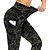 economico Yoga Leggings-Per donna Pantaloni da yoga Fasciante in vita Sollevamento dei glutei Asciugatura rapida Tasche laterali Yoga Fitness Allenamento in palestra Vita alta Camouflage Ghette Pantaloni Nero Verde militare