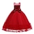 cheap Girls&#039; Dresses-Kids Little Girls&#039; Dress Solid Colored Sequin Party Birthday Tulle Dress Mesh Sparkle Bow Pink Red Yellow Maxi Short Sleeve Princess Sweet Dresses Spring Summer 1 PC Slim 3-12 Years