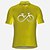 abordables Vêtements de cyclisme-21Grams Homme Manches Courtes Maillot Velo Cyclisme Cyclisme Maillot Top avec 3 poches arrière Respirable Séchage rapide Evacuation de l&#039;humidité VTT Vélo tout terrain Vélo Route Jaune Clair Vert