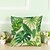 cheap Home Textiles-Classic Set of 6 Cotton / Faux Linen Pillow Cover Pillow Case, Botanical Novelty Classical Retro Traditional / Classic Throw Pillow Outdoor Cushion for Sofa Couch Bed Chair Green