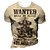 cheap T-Shirts-Men&#039;s Unisex T shirt Tee Graphic Prints Human 3D Print Crew Neck Street Daily Short Sleeve Print Tops Designer Casual western style Big and Tall Khaki / Summer / Summer