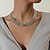 abordables Collares-Collar Hierro Mujer Clásico Lujo Moda Punk Fresco Boda Suerte Forma de Círculo Gargantillas Para Boda Regalo Diario