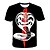 cheap Everyday Cosplay Anime Hoodies &amp; T-Shirts-Cobra Kai the Karate Kid Cobra Kai Cosplay Costume T-shirt Anime Print 3D Printing Harajuku Graphic T-shirt T shirt For Men&#039;s Women&#039;s Adults&#039;