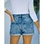 cheap Shorts-Women&#039;s Fashion Side Pockets Jeans Shorts Hot Pants Short Pants Micro-elastic Weekend Streetwear Denim Solid Color Mid Waist Comfort Blue S M L XL XXL