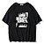 billige Cosplay til hverdagsbrug-Gambling School Jabami Yumeko T-shirt Anime Tegneserie Anime Harajuku Grafisk Gadestil T恤衫 Til Par Herre Dame Voksne Varmstempling Afslappet / Hverdag