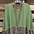 cheap Best Selling Plus Size-Women&#039;s Plus Size Tops T shirt Tee Leopard Long Sleeve Patchwork Print Streetwear V Neck Polyester Daily Vacation Fall Winter Green Coffee