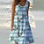cheap All Sale-Women&#039;s Knee Length Dress A Line Dress Green Blue Black Light Green Dusty Blue Beige Sleeveless Print Floral Crew Neck Spring Summer Stylish Casual 2022 S M L XL XXL 3XL 4XL
