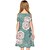 cheap Girls&#039; Dresses-Kids Little Girls&#039; Dress Floral Daily Holiday Vacation A Line Dress Print Green Blue Purple Above Knee Short Sleeve Casual Cute Sweet Dresses Spring Summer Regular Fit 3-12 Years