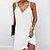cheap Mini Dresses-Women&#039;s Short Mini Dress Shift Dress Strap Dress White Wine Dark Blue Sleeveless Print Print V Neck Spring Summer Casual 2022 S M L XL XXL 3XL 4XL 5XL / Casual Dress