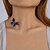 abordables Collares-1 PC Gargantillas Collar Mujer Calle Regalo Playa Azul Lazo Legierung Lazo