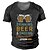 cheap T-Shirts-Men&#039;s Unisex T shirt Tee Graphic Wine Glass Letter 3D Print Crew Neck Street Daily Short Sleeve Print Tops Casual Designer Big and Tall Sports Green Black Blue / Summer