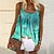 cheap Tank Tops-Women&#039;s Camisole Graphic Patterned Abstract Daily Weekend Sleeveless Camisole Tank Top Camis U Neck Print Casual Streetwear Green Blue Gray S / 3D Print