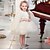 cheap Girls&#039; Dresses-Kids Little Dress Girls&#039; Solid Colored Party A Line Dress Mesh Lace White Knee-length Tulle Cotton Sleeveless Princess Sweet Dresses Spring Summer Regular Fit 3-12 Years