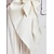 cheap Women&#039;s Jumpsuits-Women&#039;s Jumpsuit Bow Solid Color Elegant Wedding Party Regular Fit Sleeveless White S M L Summer