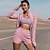 cheap Two Piece Sets-independent station amazon 2021 autumn foreign trade european and american women&#039;s new loose solid color long-sleeved sweater shorts suit