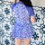 cheap Girls&#039; Swimwear-Kids Girls&#039; One Piece Swimwear Swimsuit Mesh Swimwear Short Sleeves Scales Blue Active Cute Outdoor Swimming Bathing Suits 2-8 Years / Spring / Summer