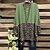 cheap Best Selling Plus Size-Women&#039;s Plus Size Tops T shirt Tee Leopard Long Sleeve Patchwork Print Streetwear V Neck Polyester Daily Vacation Fall Winter Green Coffee