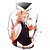 economico Costumi Cosplay per tutti i giorni-Rengoku Kyoujurou Costume cosplay Felpa con cappuccio Cartone animato 3D Harajuku Grafica Kawaii Felpa con cappuccio Per Per uomo Per donna Per adulto Stampa 3D
