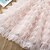 cheap Girls&#039; Dresses-Kids Little Girls&#039; Dress Solid Colored Lace Trims Print White Blushing Pink Knee-length Sleeveless Active Dresses Summer Regular Fit 5-12 Years