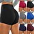 cheap Shorts-Women&#039;s Running Shorts Compression Shorts Gym Shorts Quick Dry with Phone Pocket Running Jogging Training Solid Colored Bottoms Light Blue Black Red Sports Activewear Regular Fit Stretchy