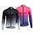 cheap Cycling Clothing-WOSAWE Men&#039;s Cycling Jersey Long Sleeve Bike Jersey Top with 3 Rear Pockets Breathable Quick Dry Reflective Strips Road Bike Cycling Black White Red Blue Polyester Gradient Sports Clothing Apparel