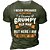 cheap Short Sleeve-Men&#039;s Retro Graphic Letter Crew Neck T Shirt