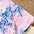 cheap Girls&#039; Swimwear-Kids Girls&#039; One Piece Swimwear Swimsuit Mesh Print Swimwear Short Sleeves Floral Print Pink Active Cute Outdoor Swimming Bathing Suits 1-5 Years / Spring / Summer