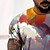 preiswerte Men&#039;s Clothing-Herren Tee T Shirt Graphic 3D-Druck Rundhalsausschnitt Alltag Täglich Kurzarm 3D-Druck Oberteile Modisch Designer Cool Komfortabel Gelb / Sommer