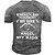 cheap T-Shirts-Men&#039;s Unisex T shirt Tee Graphic Hand Letter 3D Print Crew Neck Street Daily Short Sleeve Print Tops Casual Designer Big and Tall Papa T Shirts Green Black Blue / Summer