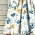 cheap Midi Dresses-Women&#039;s Midi Dress A Line Dress White Short Sleeve Print Print V Neck Spring Summer Casual 2022 S M L XL XXL 3XL / Cotton