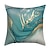 cheap Throw Pillows,Inserts &amp; Covers-Set of 4 Throw Pillow Covers Marble Texture Turquoise and Gold Silver Decorative Pillow Cases Luxury Abstract Fluid Art Ink Soft Square Cushion Covers for Couch Sofa