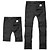 cheap Hiking Trousers &amp; Shorts-Men&#039;s Convertible Black Nylon Hiking Pants