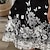 cheap Casual Dresses-Women&#039;s Midi Dress Two Piece Dress Black Half Sleeve Print Floral Print Crew Neck Spring Summer Casual 2022 S M L XL XXL 3XL